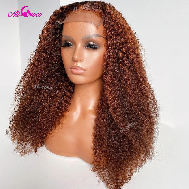 PROD 1005003304498645 Ali Coco #33 5x5 Curly Lace Closure Wigs Brown
13x6 Curly Lace Frontal Human Hair Wigs Brazilian Human Hair Wig With
Baby Hair
