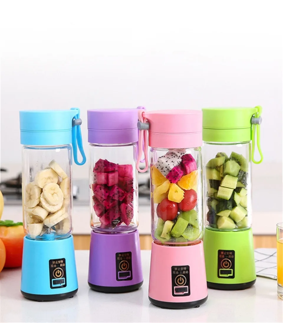 

400ml Portable Juice Blender USB Rechargeable Electric Fruit Juicer Household Small Juice Extractor Baby Food Mini Juice Machine