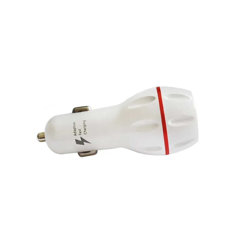 100 шт. 18 Вт Боулинг типа Quick 2.4a QC3.0 двойной зарядное устройство USB адаптер синий светодиодный свет 2USB Быстрая зарядка для iPhone samsung