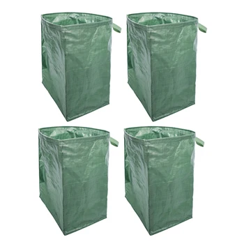 

4 Pcs Multi-Functional Reusable Heavy-Duty Garden Handbag Large-Capacity Garden Deciduous Bag Leaf Bag Gardening Bag