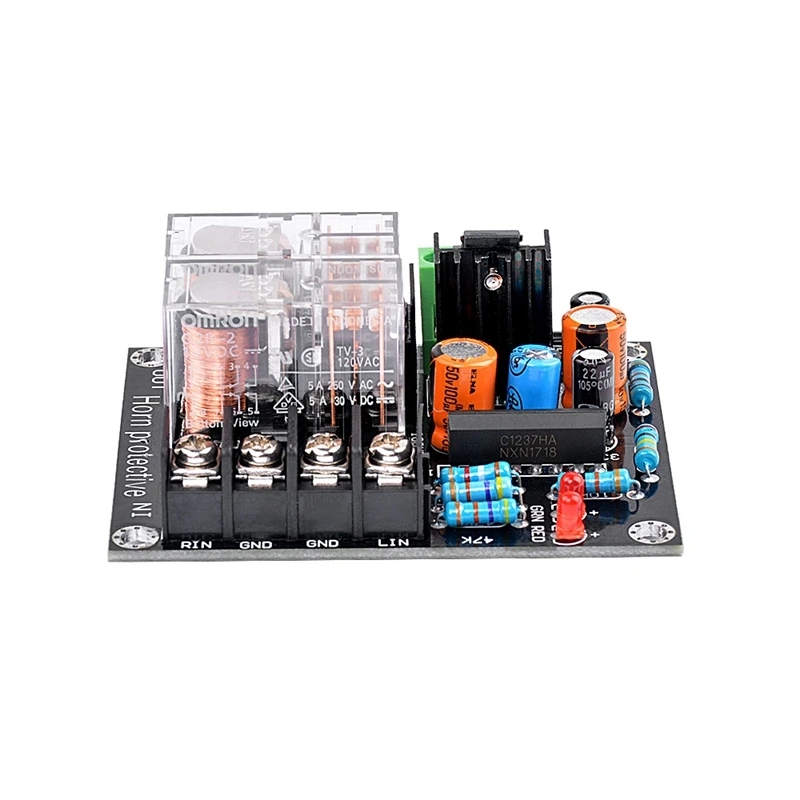 FULL-12-24V UPC1237 Speaker Protection Board Loudspeaker Protection Board Kit Part Boot Delay DC Monitor