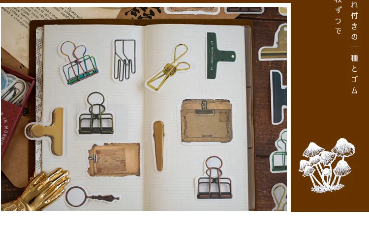 100 шт./кор. винтажные билеты путешествия Matchbox Стикеры для дневника ретро-марки скрапбукинга корейский милый пуля журнал наклейка этикетка