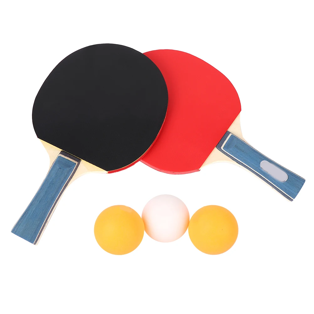 Ping Pong Table Tennis Paddle Sport & Fitness Athlete Comfort Grip Handle Set 