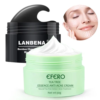 

1set Face Care Acne Treatment Blackhead Remover Peeling Mask for Face Cream Skin Whitening Oil Control Moisturizing Day Cream