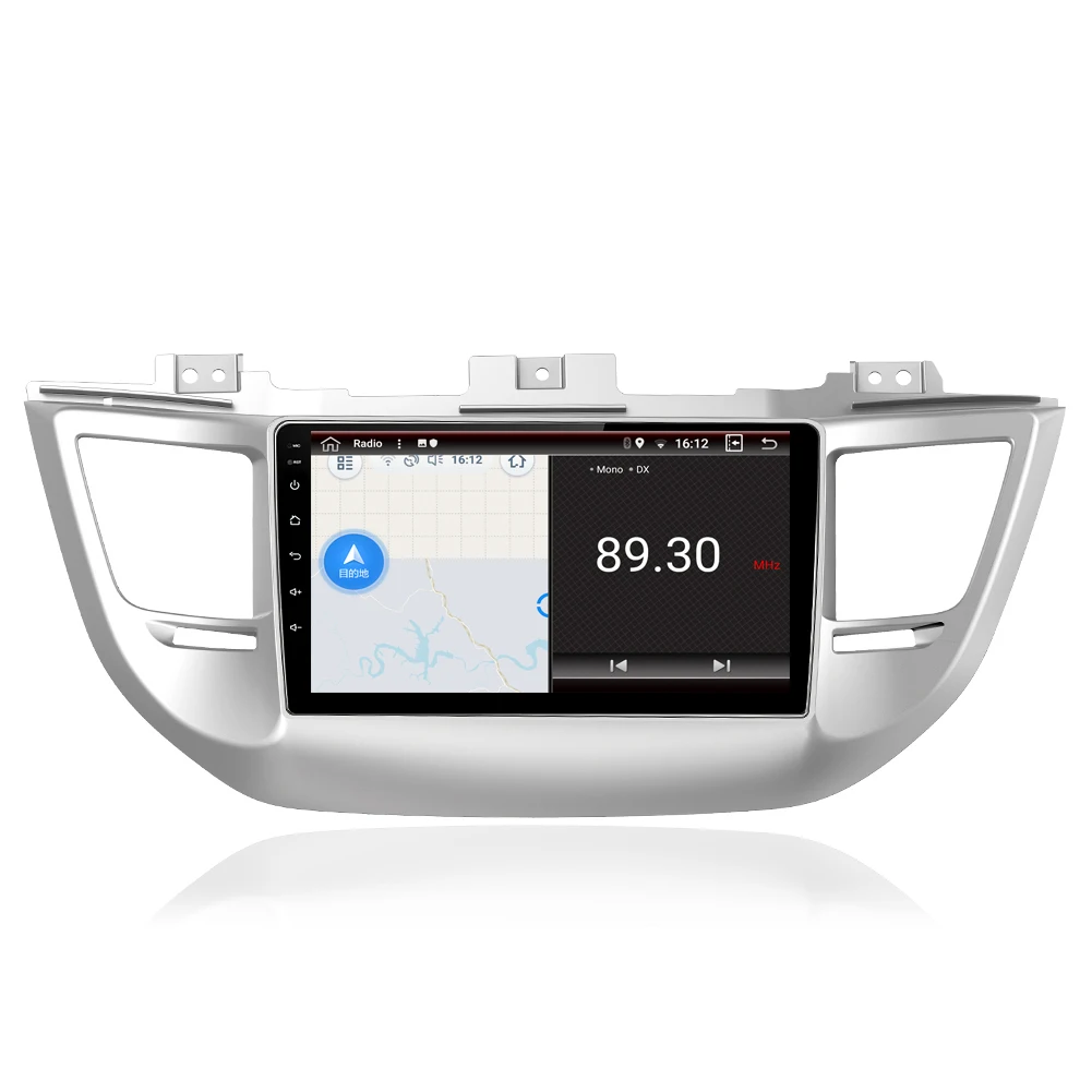9 дюймов Восьмиядерный Android 8,1 Автомобильный gps навигатор для hyundai Tucson wifi Bluetooth Зеркало Ссылка с разделенным экраном