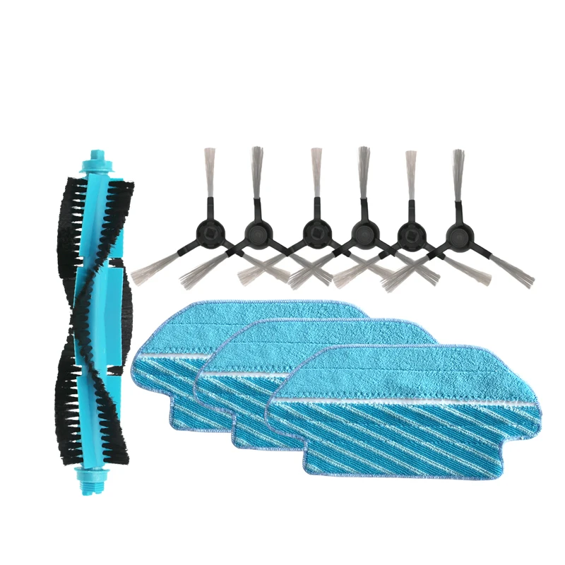 

HEPA фильтр роликовая щетка Швабра колодки ткань для Cecotec Conga 3490 роботизированные Запчасти для пылесоса запасные боковые щетки наборы