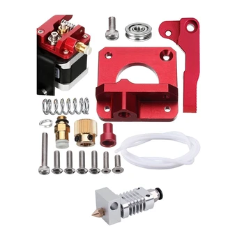 

Extruder Aluminum Drive Feed Replacement 3D Printer Extruders Kit with All Metal Hotend Kit for Creality CR-10 Printers