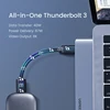 Ugreen-adaptador para MacBook Pro Air, conector tipo C con USB Dual USB-C a Multi USB 3,0 HDMI, Thunderbolt 3, Dock USB C 3,1 ► Foto 3/6