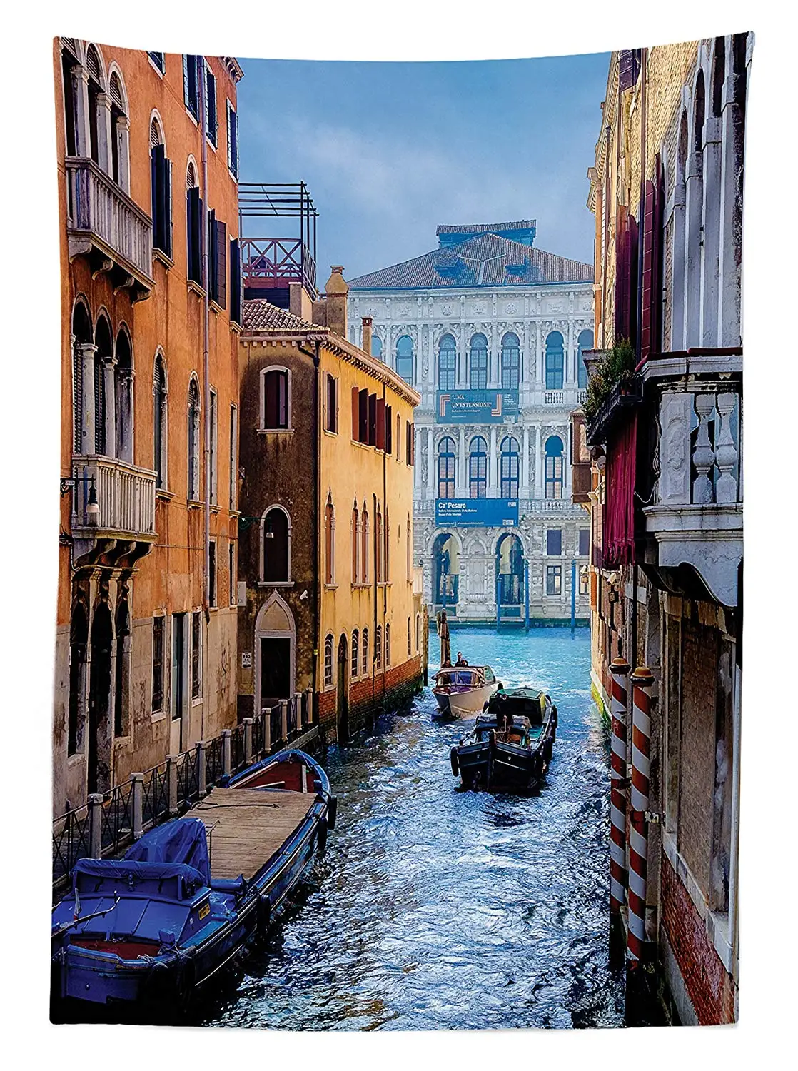 Скатерть Cityscape Canal в Венеции, Италия, памятная история, знаменитый праздничный мир, столовая скатерть столовая для кухни