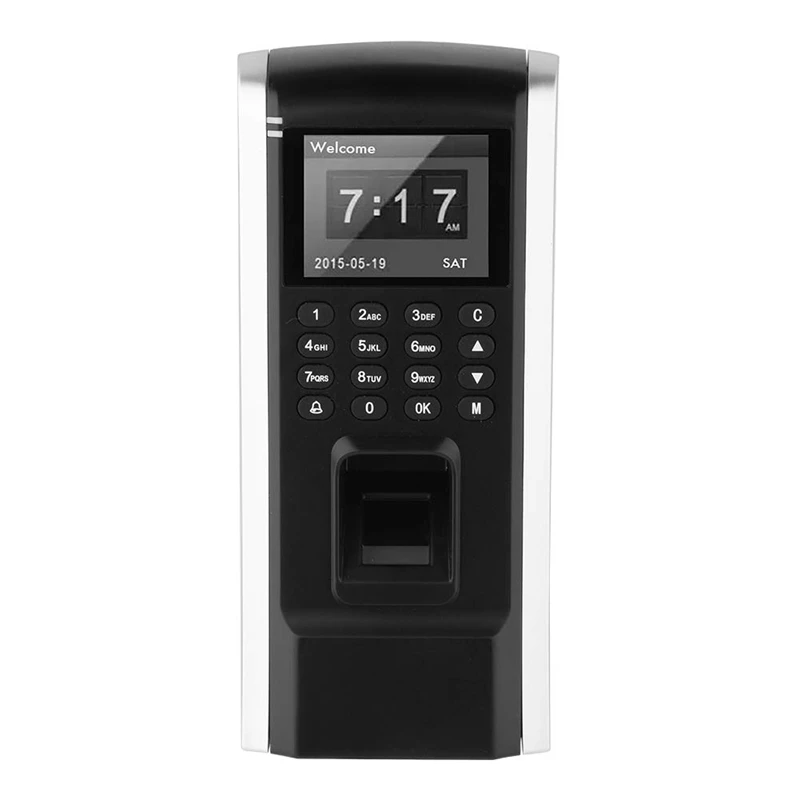 

F8 Fingerprint Recognition Device Fingerprint Access Control Employee Time Attendance 2.4 Inches TFT Screen Access Controller