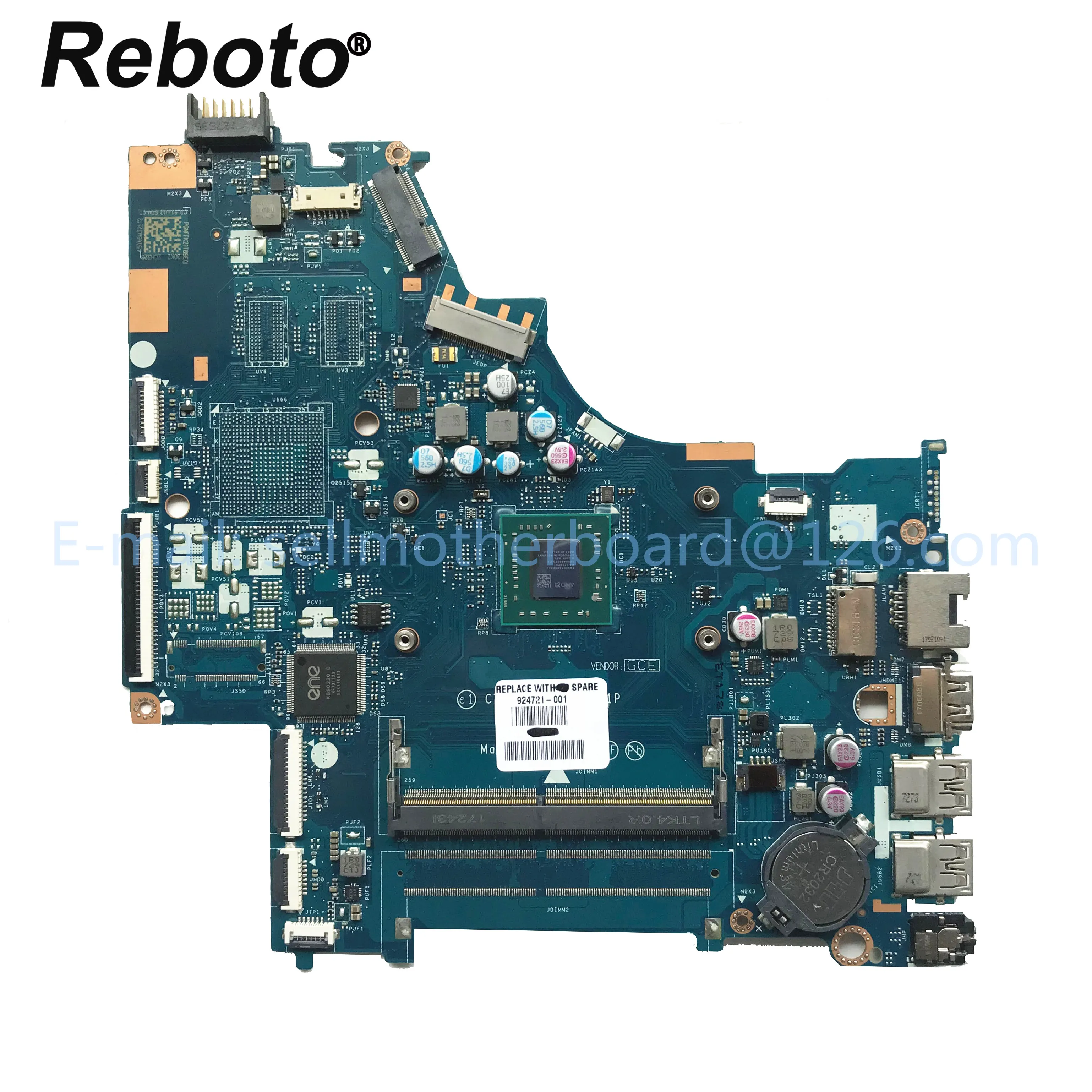 

FOR HP PAVILION 15-BW Laptop Motherboard 924721-001 CTL51/53 LA-E841P DDR4 With E2-9000e CPU MB 100% Tested Fast Ship