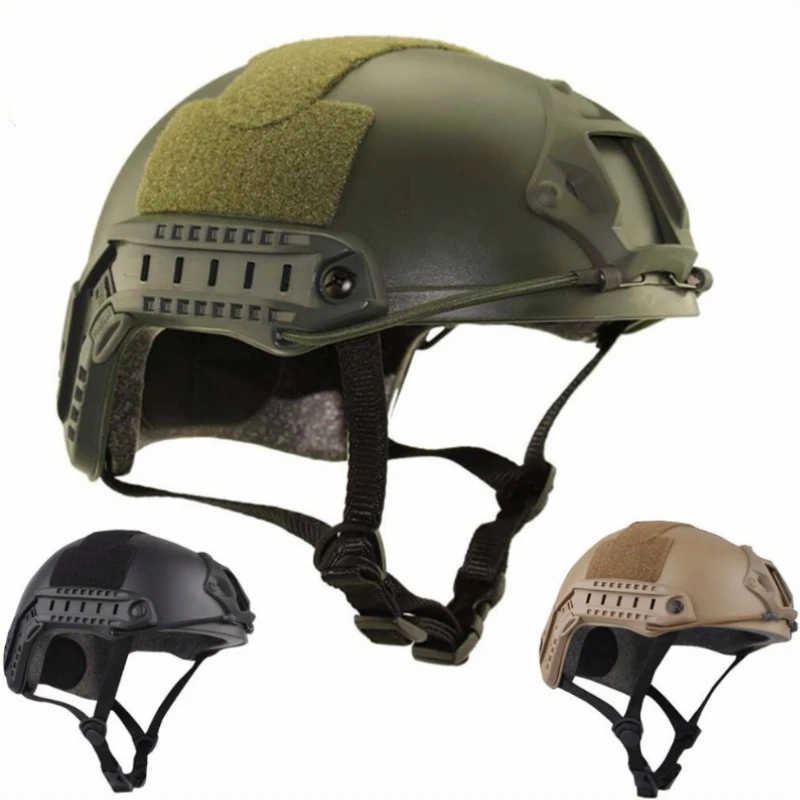 

High Quality Protective Paintball Wargame Helmet Army Airsoft MH Tactical FAST Helmet with Protective Goggle Lightweight