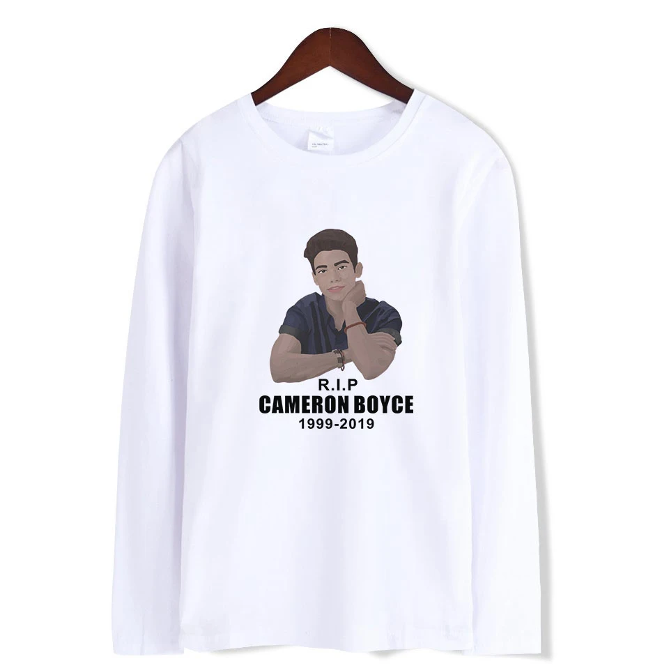 Cameron boyce 2D принт основной хипстерский Повседневный удобный модный длинный рукав модная футболка круглый воротник мягкая крутая осень