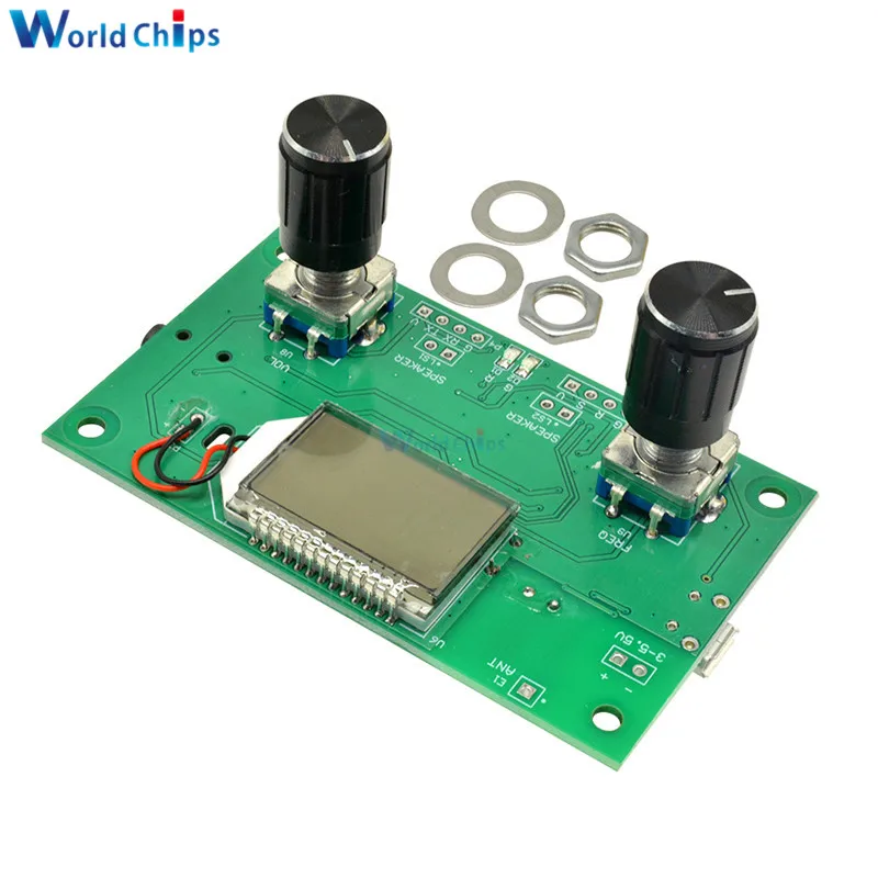 

DSP PLL Digital Stereo FM Radio Receiver Module 87-108MHz With Serial Control Frequency Range 50Hz-18KHz