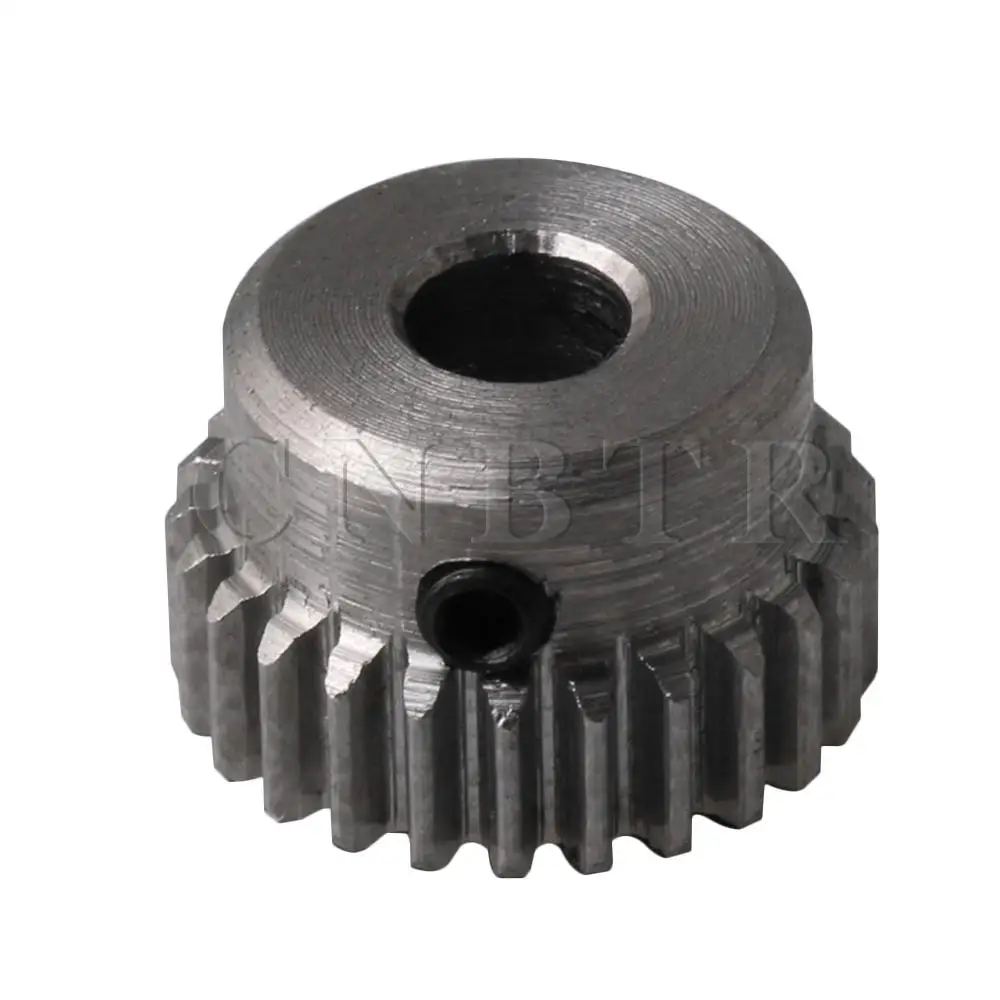 

CNBTR 0.6 Mod 16mm Bottom Dia Steel Motor Gear 25 Teeth for RC Parts Accessory