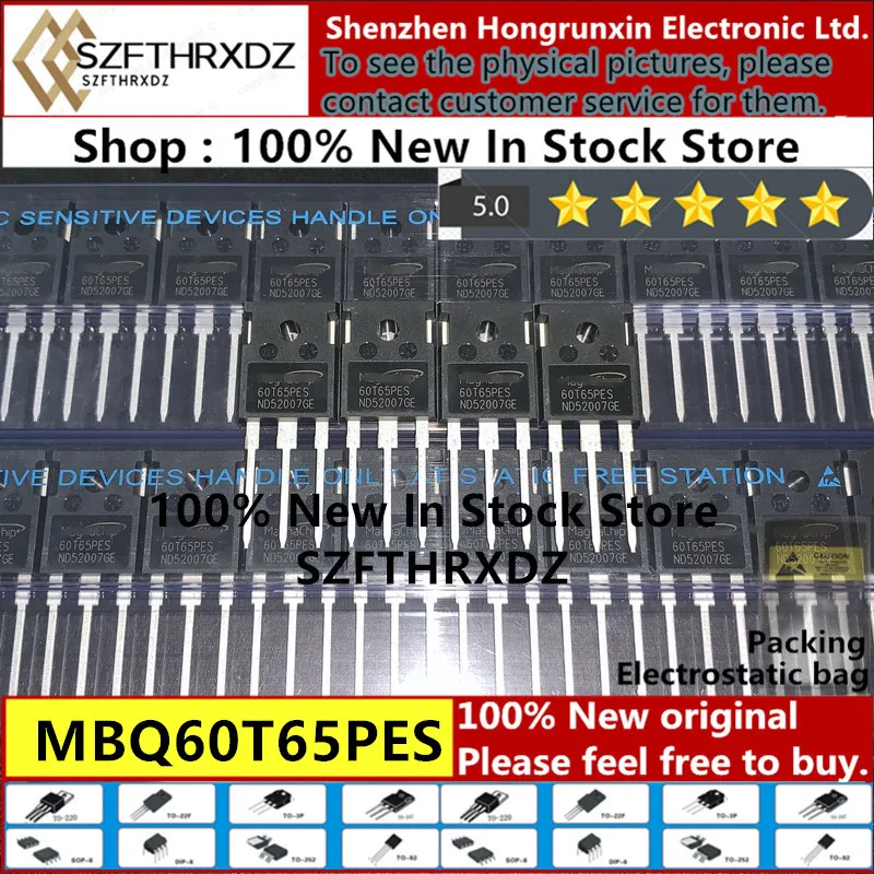 100% Новый оригинальный транзистор MBQ60T65PES TO-247 60T65PES TO247 IGBT 30 шт./трубка (30 шт.) |
