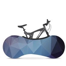 Пылезащитный чехол для велосипедного колеса для дома и помещений, забавный геометрический принт, Высокоэластичный чехол для велосипеда, универсальный защитный чехол