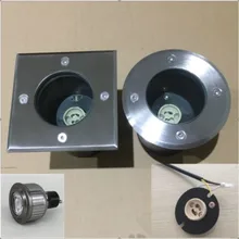 Светодиодный подземный светильник 7 Вт с регулируемой яркостью COB напольная лампа напольная наземная точечная Ландшафтная садовая квадратная дорожка зарытая двора 85-265 в 12 В IP68