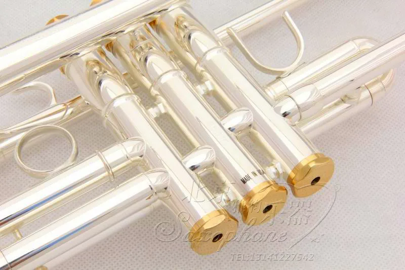 Музыкальный LR 198GS Fancier Club Bb посеребренные Музыкальные инструменты с золотыми