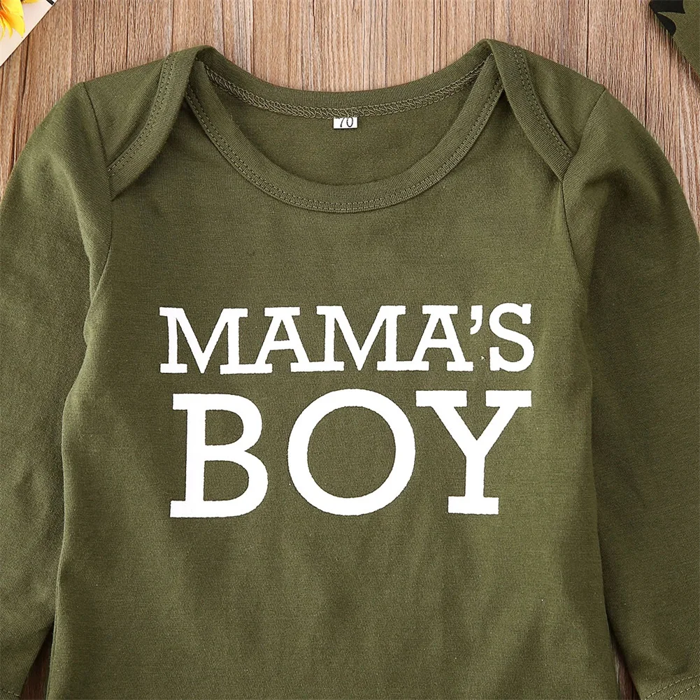Боди для новорожденных мальчиков и девочек с надписью «Mama»; штаны; леггинсы; камуфляжная одежда; осенне-весенняя одежда; От 0 до 12 месяцев