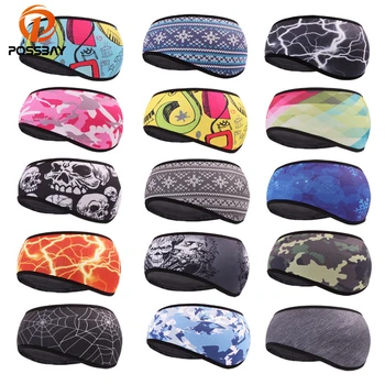 

POSSBAY Winter Motorcycle Headband Warm Outdoor Sport Riding Face Mask Windproof Moto Helmet Caps Head Wrap Ears Head Protection