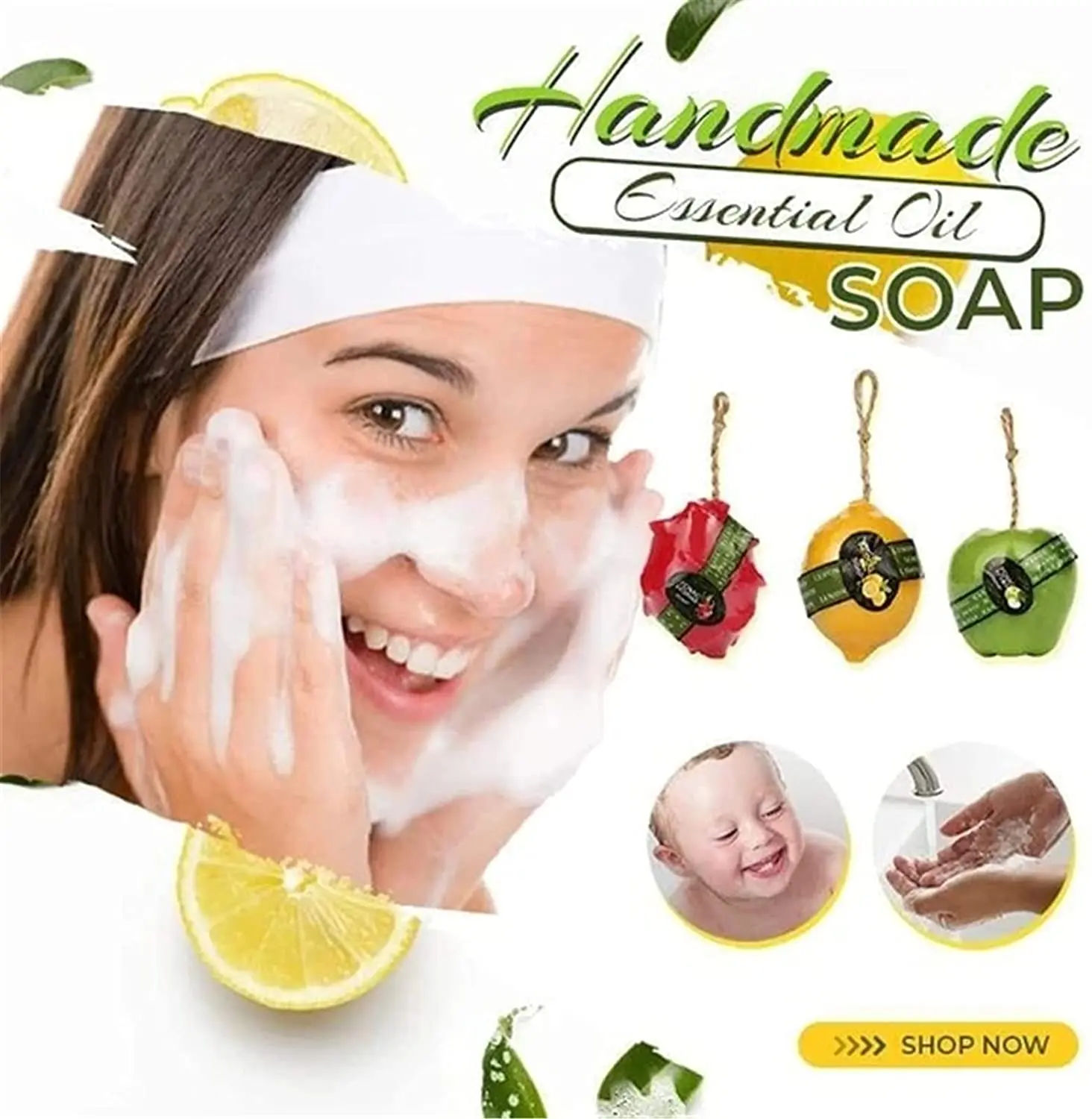 3d Fruit Essential Oil Soap Natural Organic Thai Handmade Deep Cleaning Moisturizing Skin Soothing Fruity Aroma Gifts | Красота и