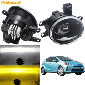 

Fog Light Assembly For Toyota Prius Plus C V 2011 2012 2013 2014 2015 Car Front Bumper LED Fog Lamp Daytime Running Light 12V
