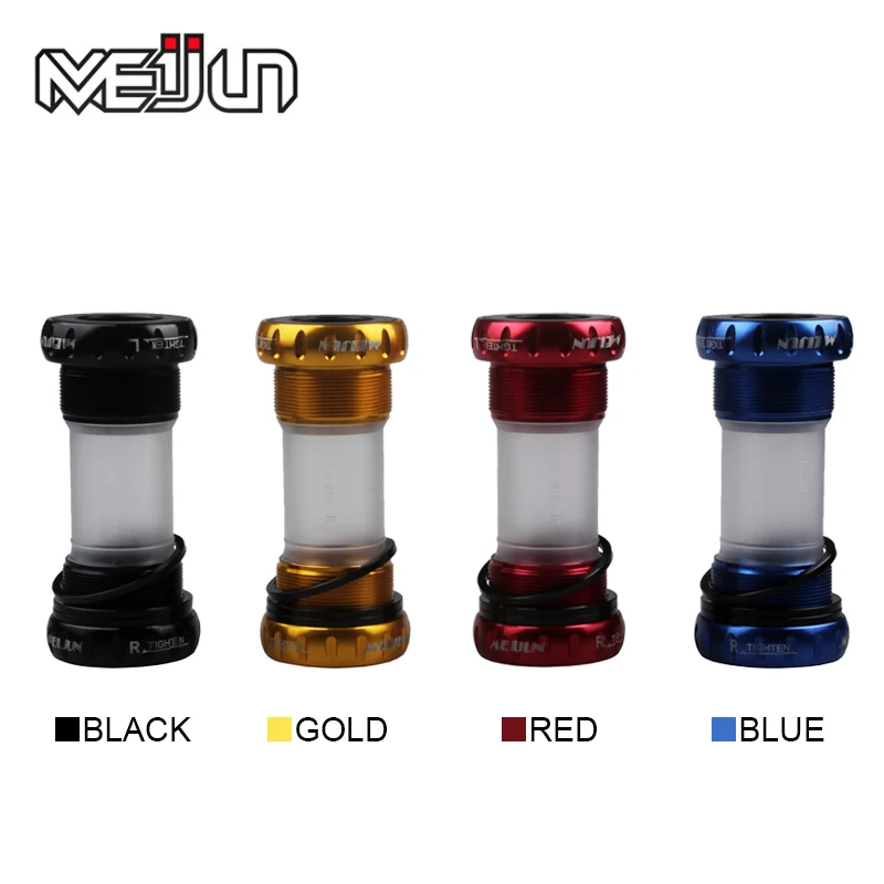 MEIJUN MTB велосипеда каретка BB91/92 оболочки 68/73 мм с резьбой/Пресс Тип интегративных диаметра окружности болтов(подшипники горные велосипеды Axis 115 г