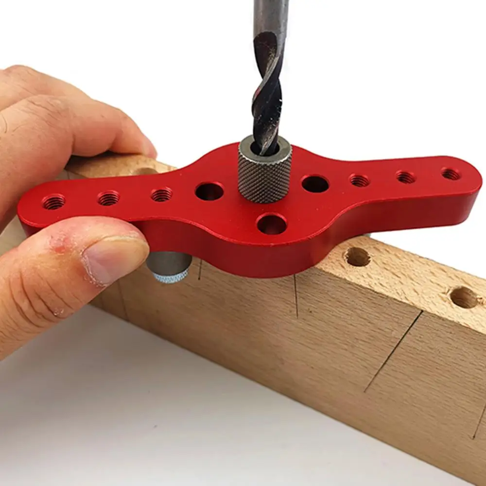 

Vertical Pocket Hole Jig Wood Dowelling Self Centering Drill Guide Kit Locator Hole Puncher 6/8/10mm Woodworking Carpentry Tools