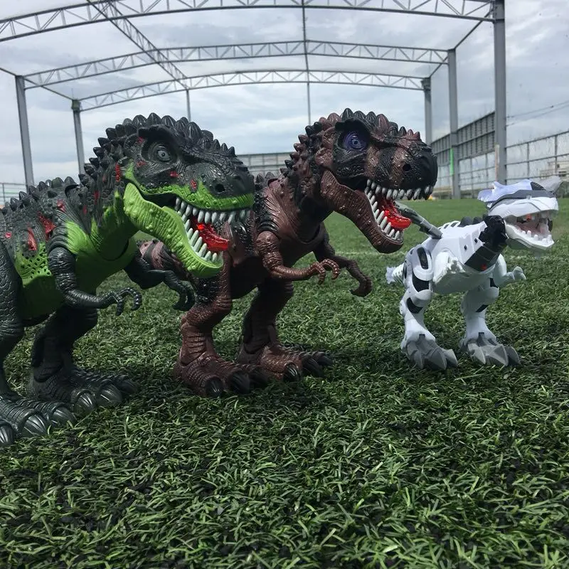 

Lay Eggs of Walking T-Rex 6689 Model Light Dinosaur Toy Electric Dinosaur Combination Egg Toy