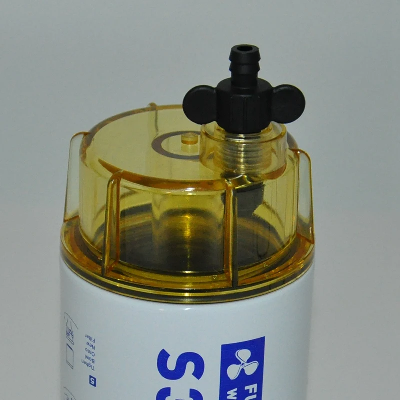 Beada S3213 Replacement Gasoline Series Filters Outboard Spin-On Fuel Water Separator with Clear Bowl for Marine Sierra Mercury