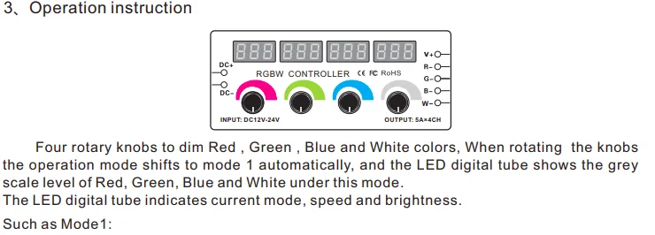 DIY ручка смешивания управления Лер, RGB/RGBW Led управление Лер Rf беспроводной пульт дистанционного управления ручка Поворотная переключатель Rgb полосы Диммер 18 режимов