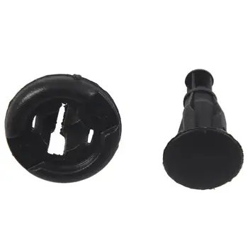 

80 Pcs Fastener Clips 10mm Push Type Super Strong POM Polymer Bumper Fender Flare Fastener Rivet Clips For Honda Accord 1997-201