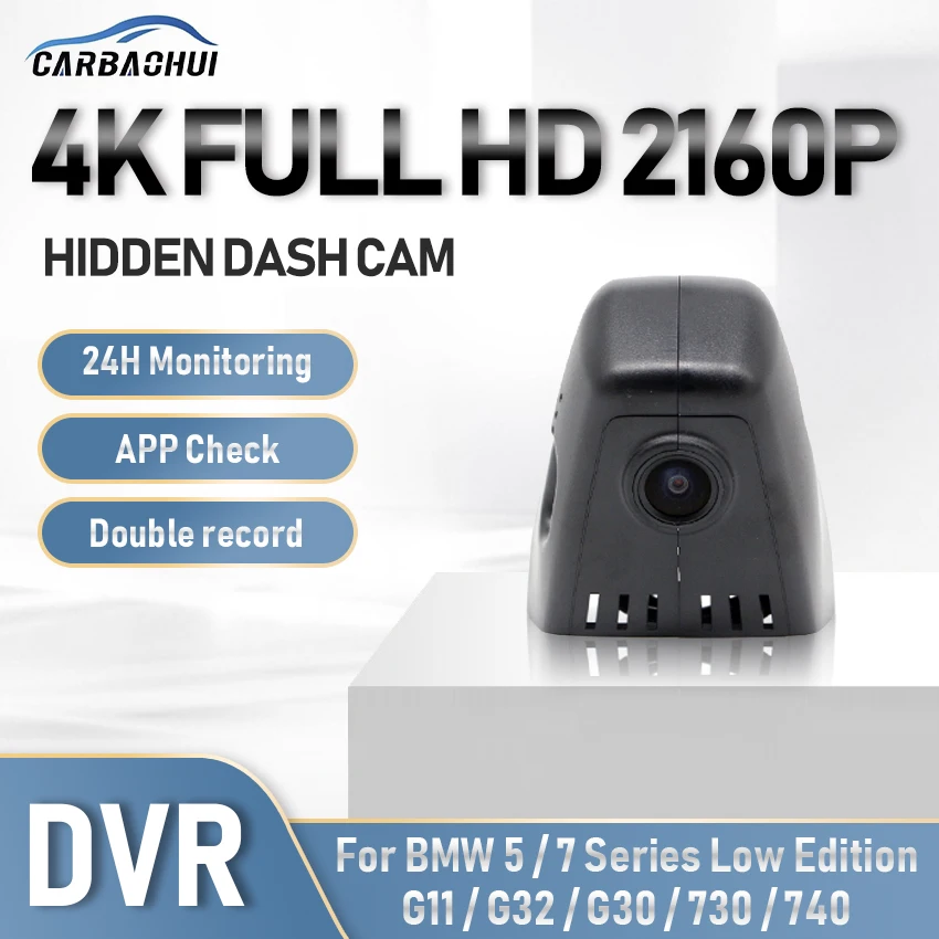 4K Wifi Автомобильный видеорегистратор камера UHD ночного видения запись парковки 24