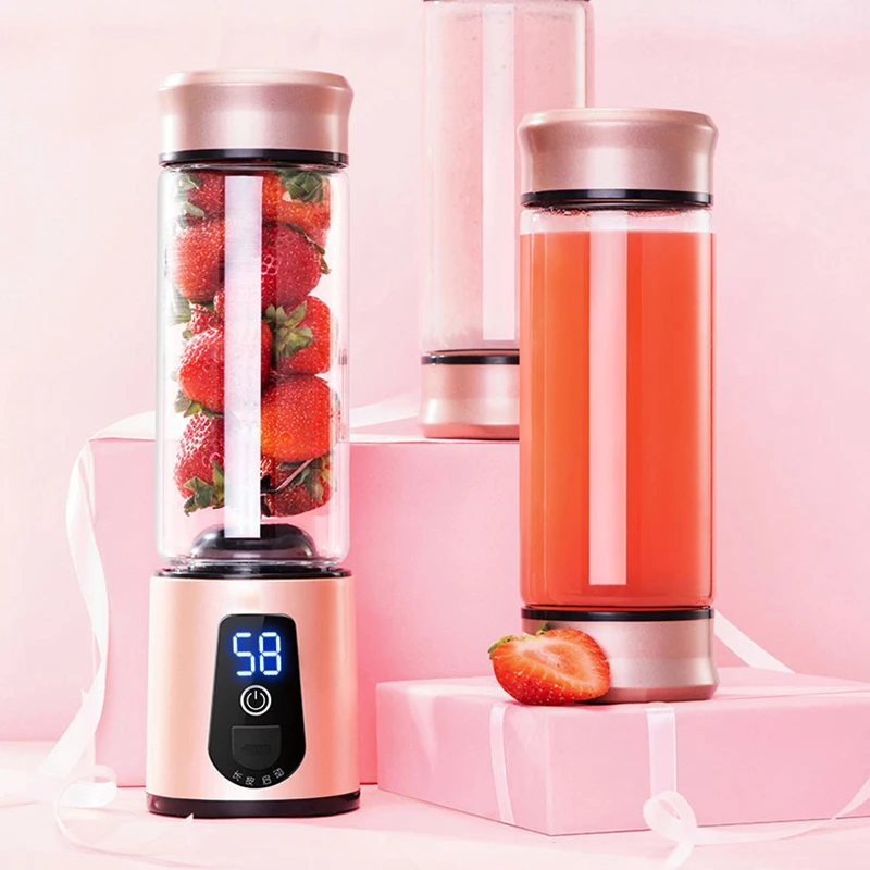 Vente Mélangeur électrique portatif de presse agrumes Mini mélangeurs de fruits d usb extracteurs de fruits Machine multifonctionnelle de fabricant de jus de Milkshake de nourriture