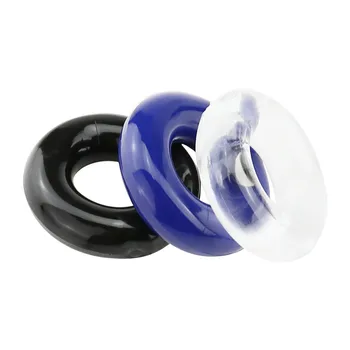 3Pcs/Set Silicone Transparent Penis Ring Male Ejaculation Delay Hair Circle for Men's Long-Lasting Erection Cockring  Sex Toys 3