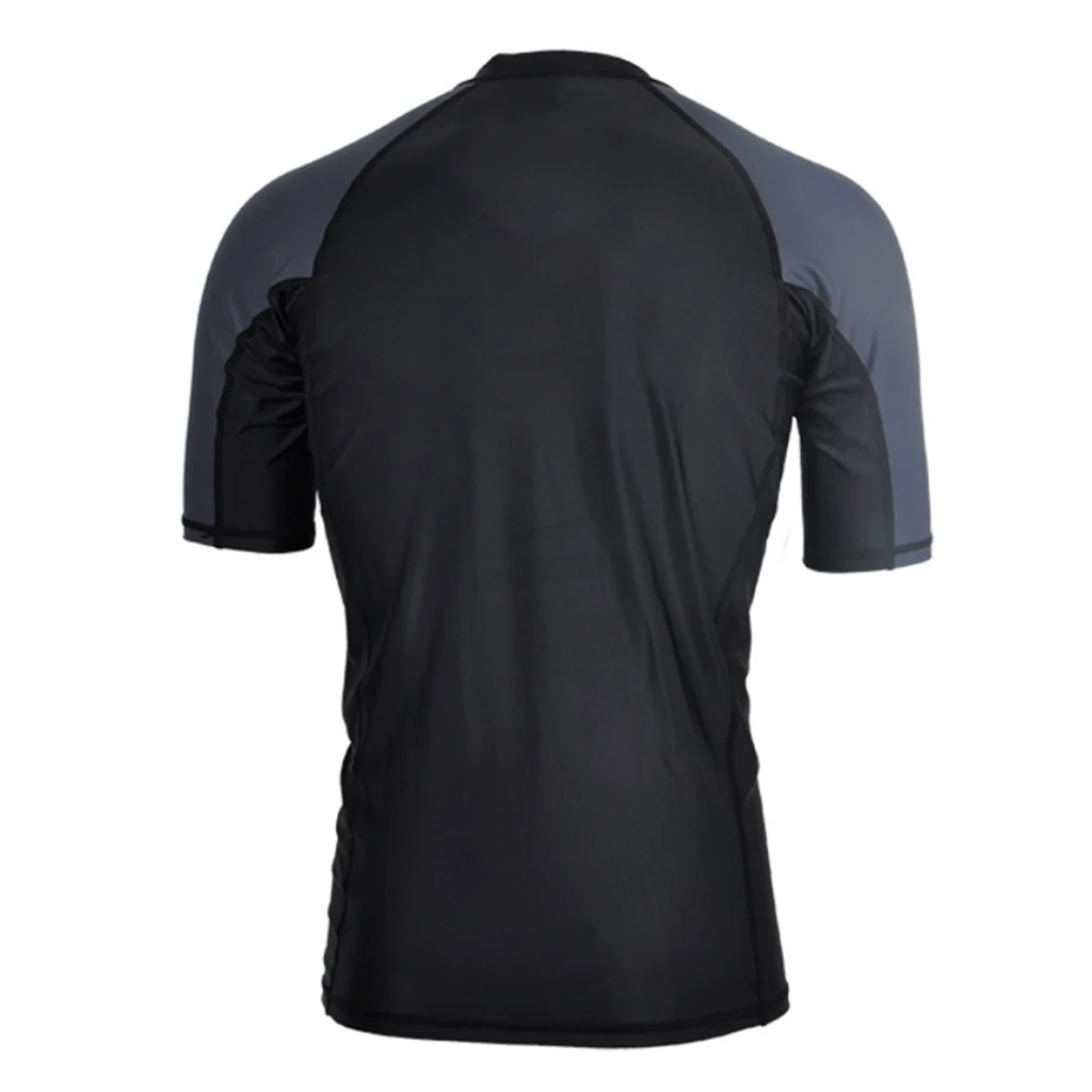 Men's UPF 50+ Short Sleeve Rash Guard Performance Fit Compression Sun Shirt for Swimming Surfing Paddle Boarding - Select Sizes