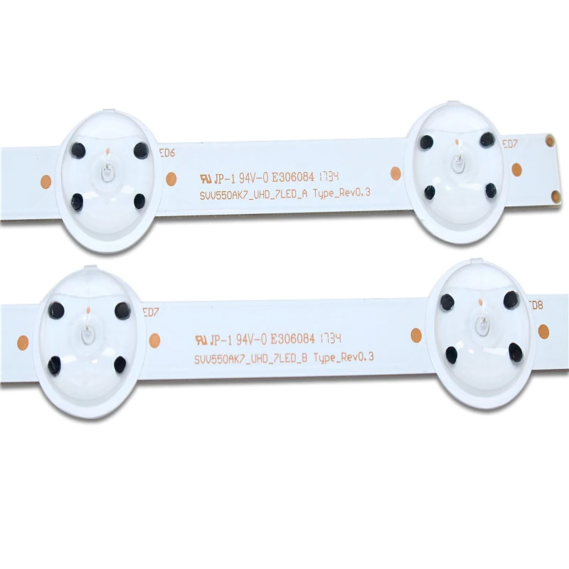 ο ŰƮ 7 PCS LED Ʈ Ʈ LUX0155004 VES550QNDS-2D-N12 VES550QNDS-2D-S11 SVV550AK7_UHD_7LED_A B Ÿ 55AO4USB