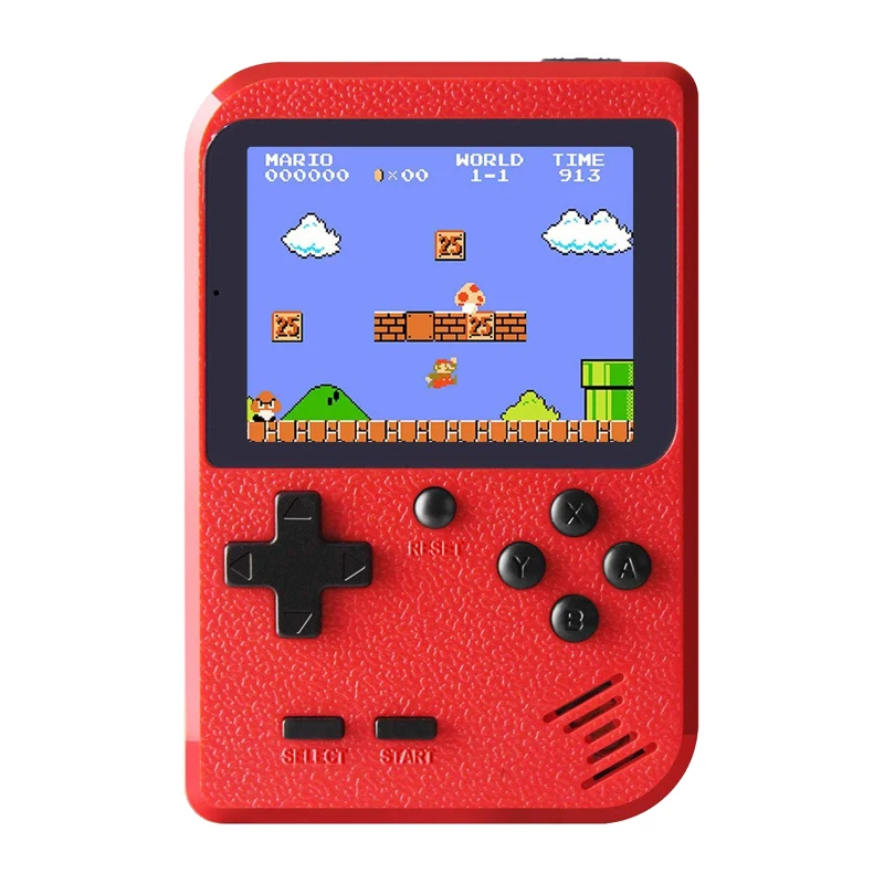 TIPTOP SUP Ретро игровая консоль Встроенный 400 в 1 игры мальчик игровой плеер для nintendo Super Mario Bros Gameboy ручной подарок - Цвет: Red