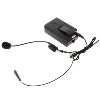 

Wireless Microphone with 3.5mm 6.35mm USB Receiver for Conference Stage Teaching L4MD