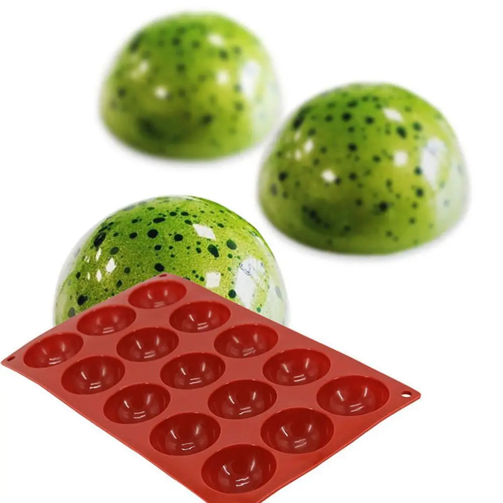 

silicone chocolate mold cake bakeware baking tools round silicone ice cube candy gummy fondant pastry mould jelly pudding molds