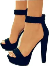  2018 New Plus size 34-43 Women high heels Shoes women Platform Peep Toe zipper Pumps Wedding Party shoes woman Zapatos Mujer 