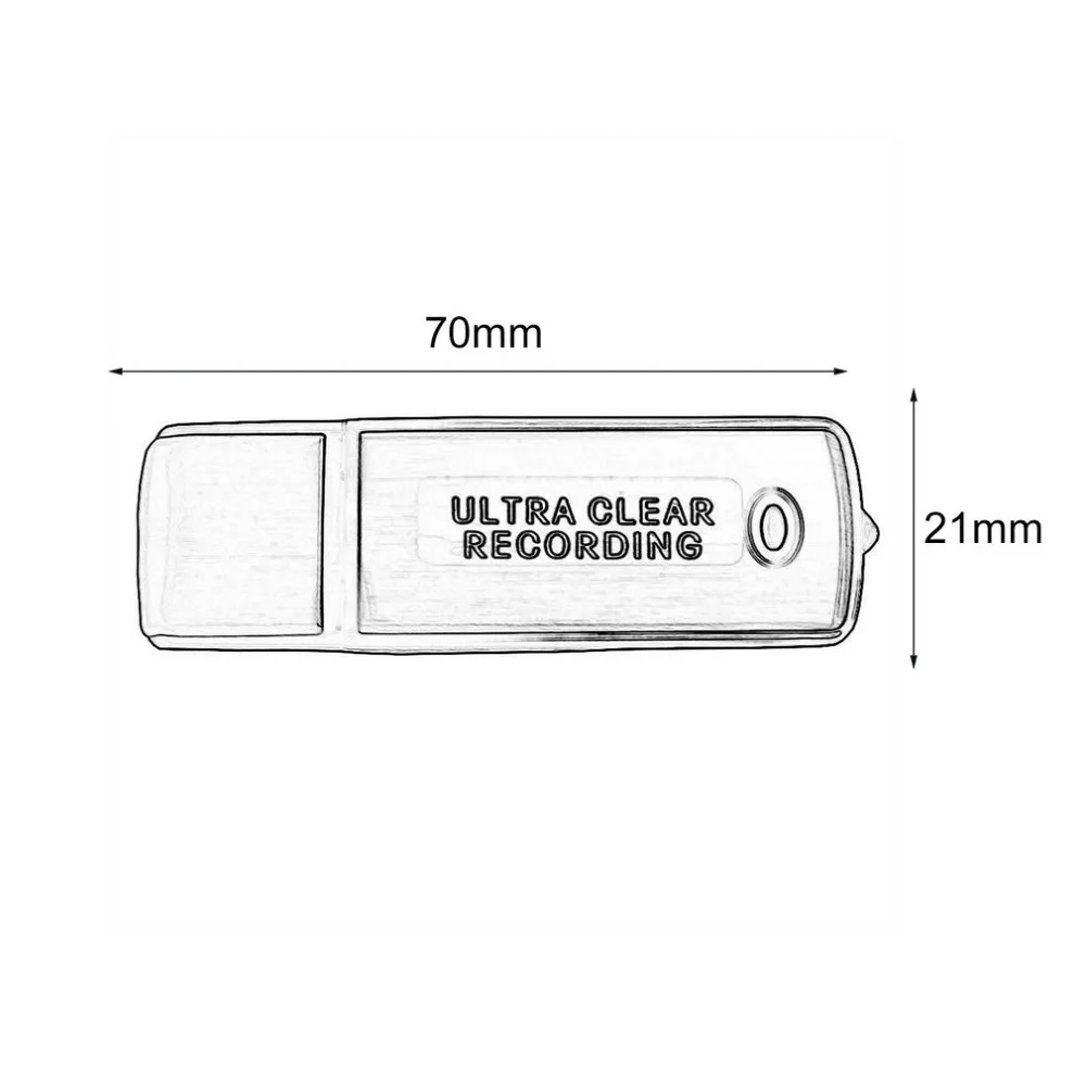 Мини Аудио Голос Регистраторы планшет 8/16G цифровой USB Перезаряжаемые Ultra Clear Запись диктофон USB флэш-накопитель для удовлетворения