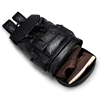 New Preppy Style Men Backpack High capacity Backpack Fashion PU Leather Casual Travel SchoolBag PU leather Back Bag 5