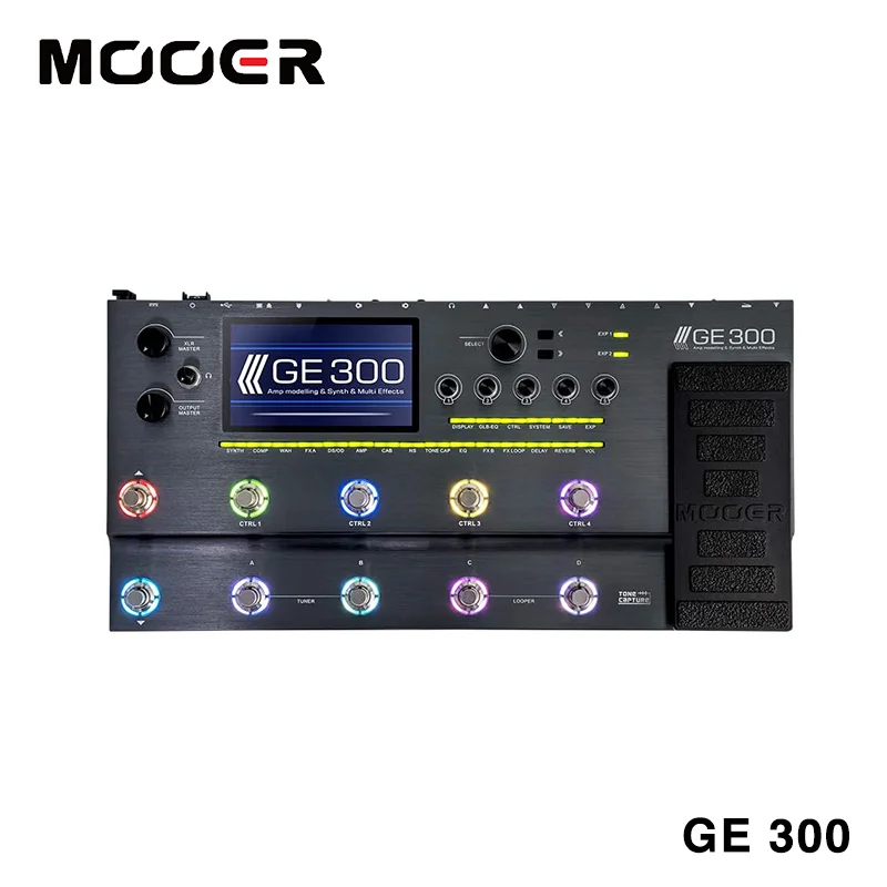 Процессор для моделирования MOOER GE300 Amp синхронизирующая педаль гитары