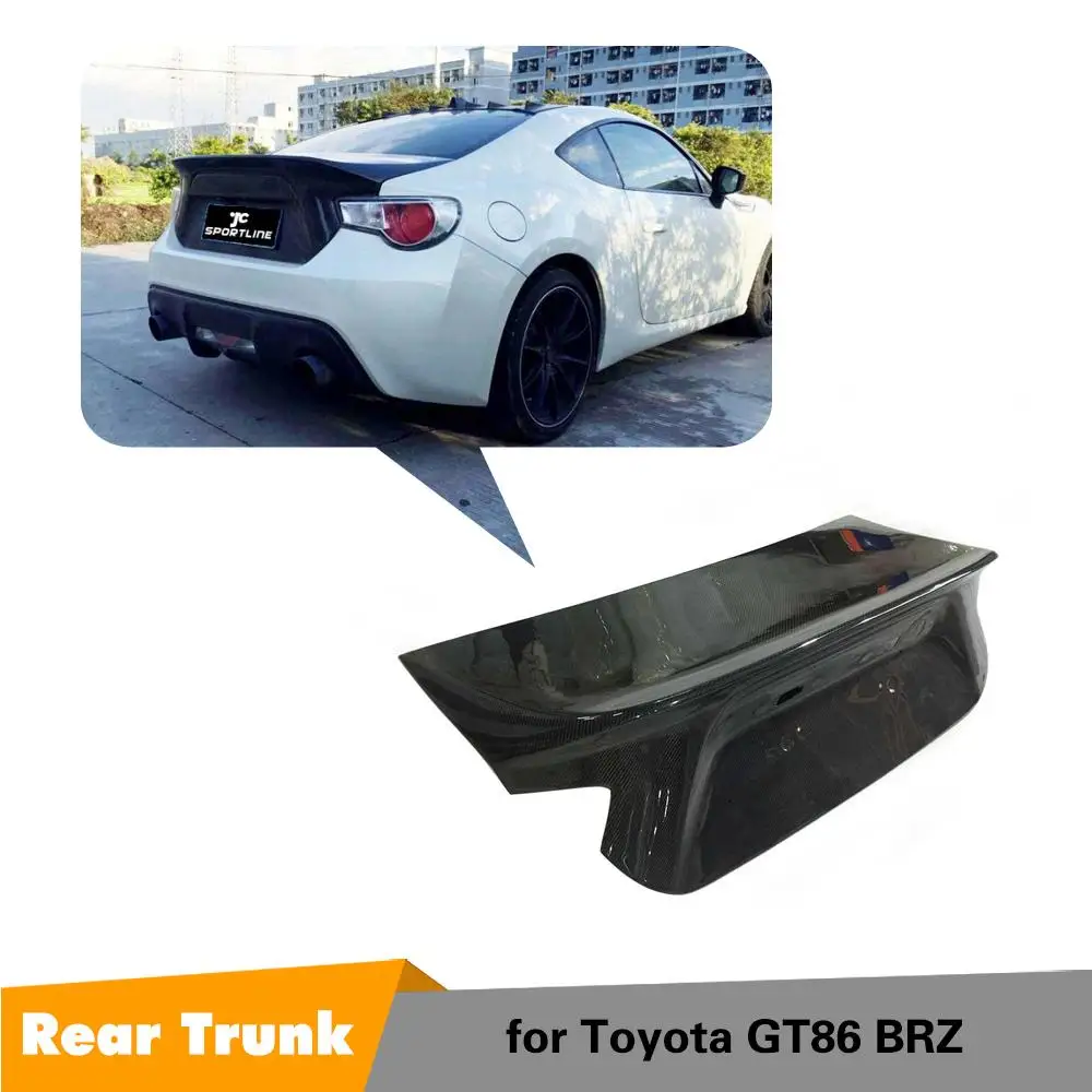 Rear Spoiler Wing Trunk Boot Lid Cover For Toyota GT86 For Subaru BRZ UNPAINTED