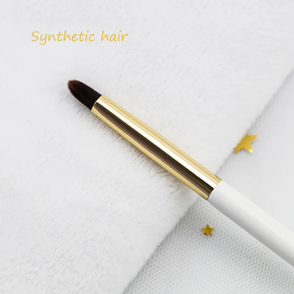 N31 BEILI Роскошный белый High end Pro кисти для макияжа crease смешивание для румян для контура основы XGF козья шерсть макияж кисти инструмент - Handle Color: N31