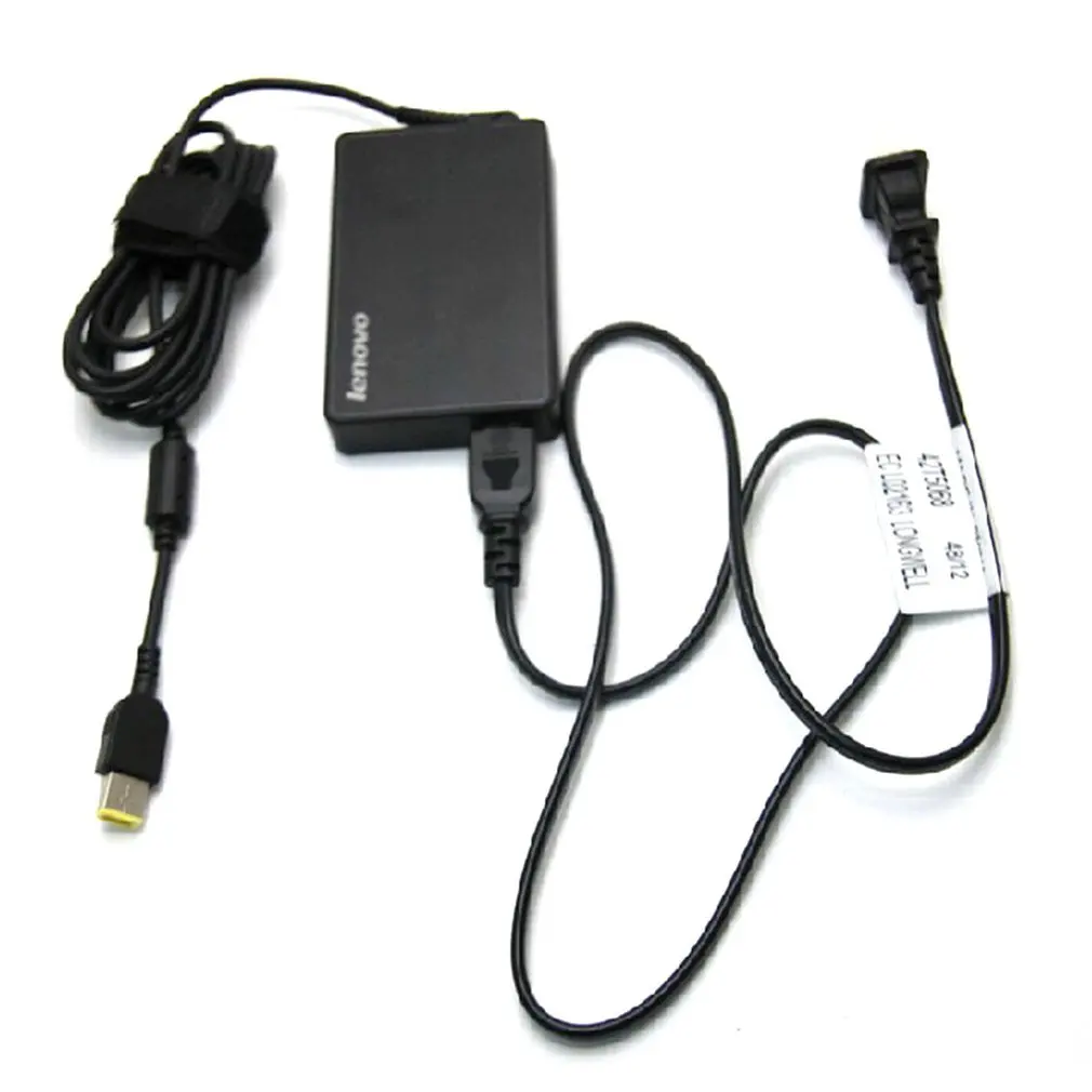 

Compatibility Original Lenovo Thinkpad S1 X1 X240S 65W Square Mouth Notebook Power Adapter65W 0B47468 3-Pin Ac