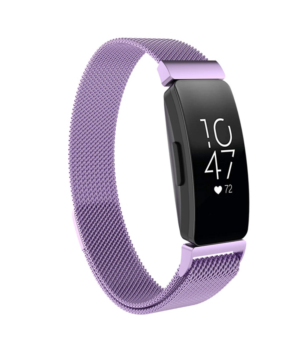 UEBN для Fitbit Inspire HR band Замена Миланского петли магнитный браслет из нержавеющей стали Betl для Fitbit Inspire полос