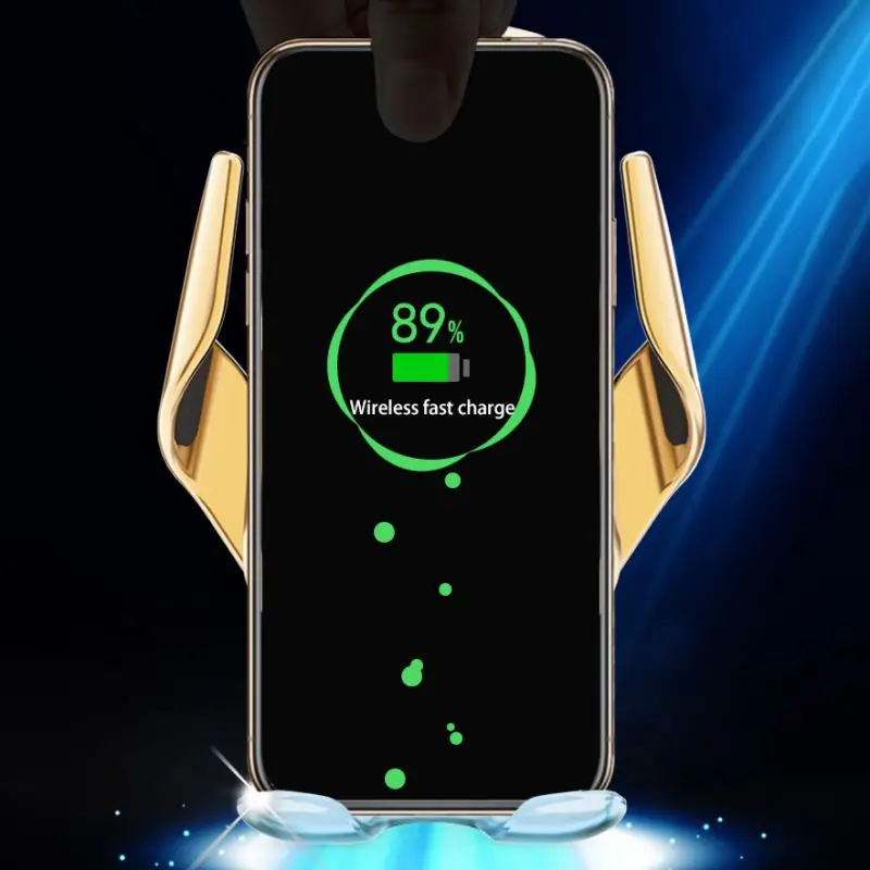 1 шт. R9 Smart sensor автомобильный беспроводной зарядный держатель на 360 вращается 10 Вт простое Быстрое беспроводное зарядное устройство